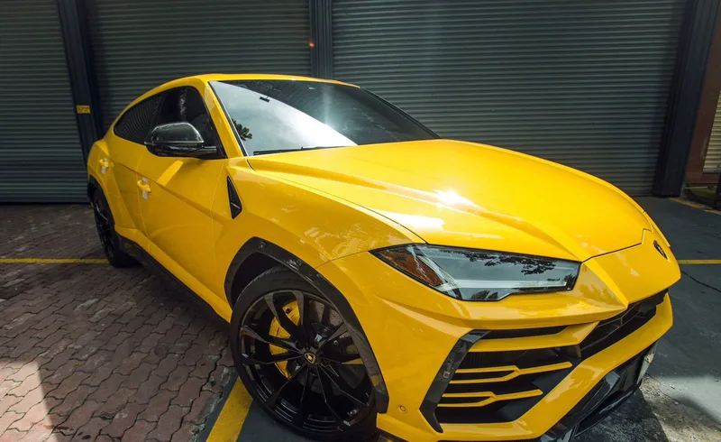 Rent Lamborghini Urus Yellow in Athens