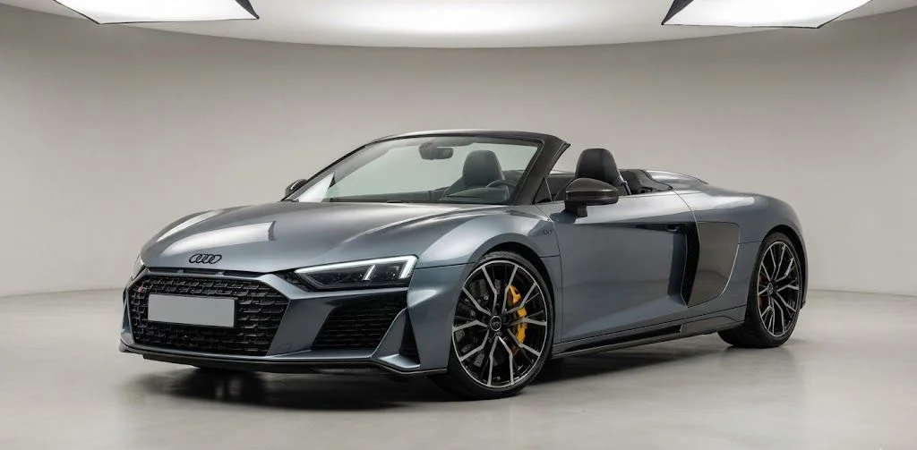 Audi R8 V10 performance Spyder rental in Athens Greece - Main view