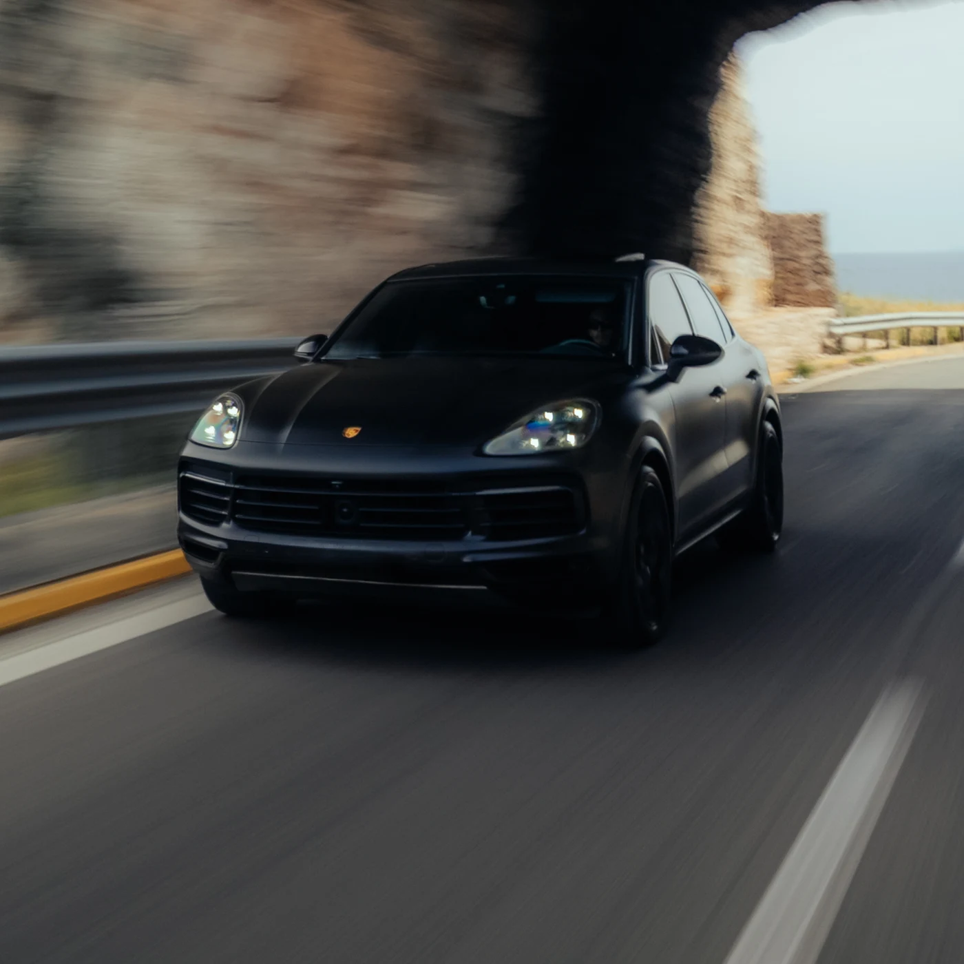 Porsche Cayenne E-Hybrid rental in Athens Greece - Main view