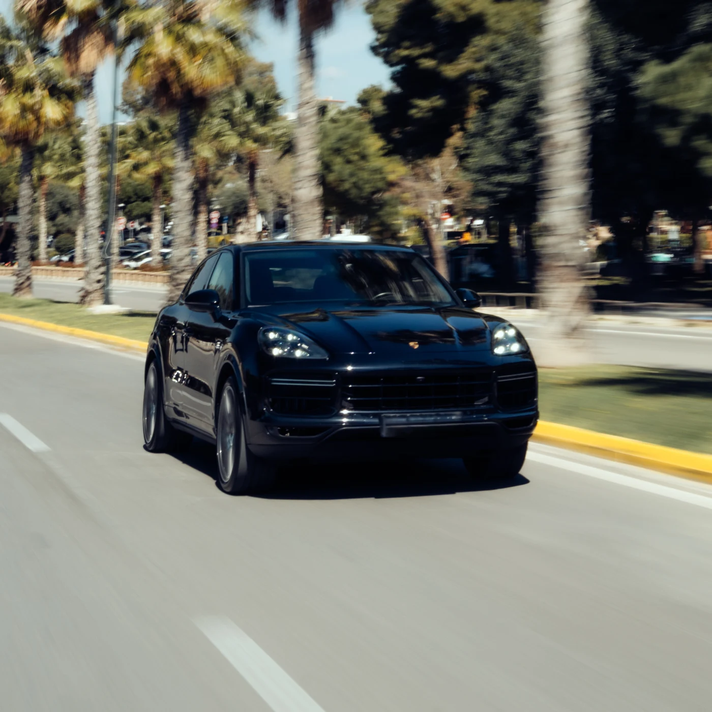 Porsche Cayenne Turbo S rental in Athens Greece - Main view